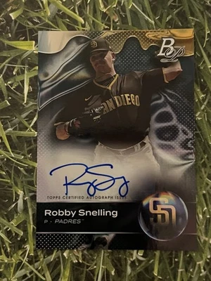 2023 Bowman Platinum Robby Snelling Top Prospect Auto Top-38 - Image 1 of 2