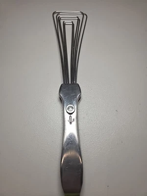 Kuhn Rikon Pinzas Fácil Bloqueo Espátula Batidor Acero Inoxidable Hecho en Suiza Foto 1 de 4