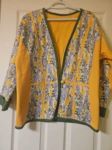 Acogedora chaqueta acolchada de fieltro hecha a mano - Imagen 1 de 9