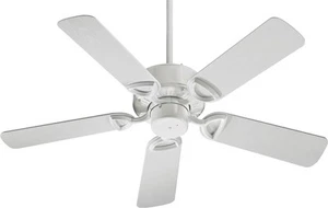 Quorum 143425-6 Estate Patio 42" 5-Blade Patio Fan in White - Picture 1 of 2