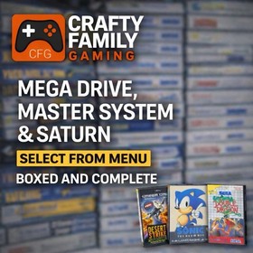Retro Sega Saturn / Mega Drive / Master System Games &ndash; Various Titles