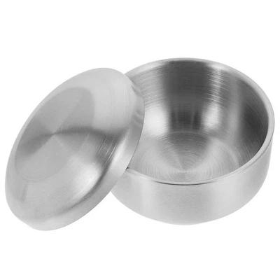  Thicken Stainless Steel Bowl Small Bowl Metal Soup Bowl Salad Bowl Small Bowl - Image 1 of 4