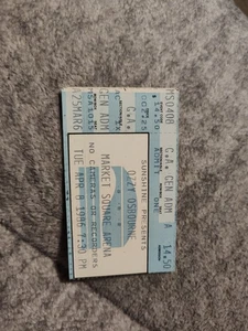 1986 OZZY OSBOURNE METALLICA WITH CLIFF BURTON INDIANAPOLIS CONCERT TICKET STUB - Bild 1 von 2