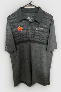 Clemson Tigers Shirt Herren Large grau NCAA College Football Nike Dri-FIT Polo - Bild 1 von 11