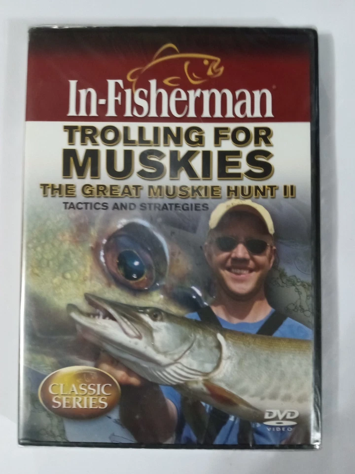 (NEW) IN-FISHERMAN TROLLING FOR MUSKIES THE GREAT MUSKIE HUNT 2 (DVD) - FISHING Foto 1 de 2