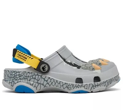 RARO Crocs Jurassic World Gris Velociraptor Niños Talla J 5  Foto 1 de 4