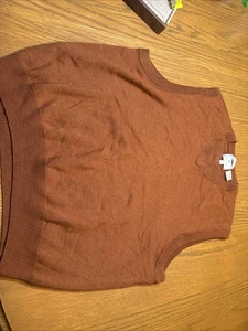 Viyella Herren XL Patrick James 100% Merinowolle V-Ausschnitt Pullover Sweater Weste - Bild 1 von 3