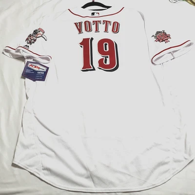 Authentic Majestic 56 3XL CINCINNATI REDS, JOEY VOTTO FLEX BASE Jersey - Image 1 of 4