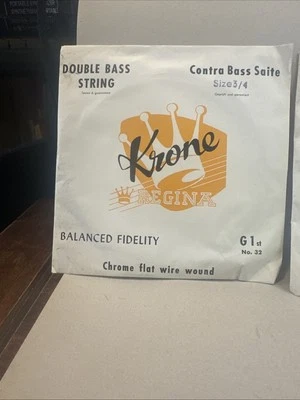 Cuerdas contrabajo Krone Regina, G1, A3 tamaño 3/4 Foto 1 de 4