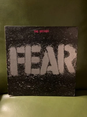 Fear - The Record LP Vinyl (Original 1982) Rare Punk Slash Records VG - Image 1 of 3