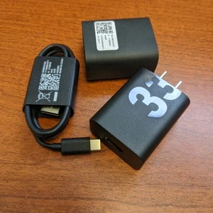 Motorola TurboPower 33W AC Wall Charger and USB-C Fast Charging Cable SA18E24223 - Zdjęcie 1 z 8