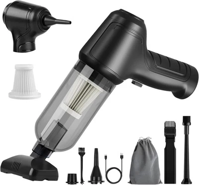 Handheld Vacuum Cordless Rechargeable: 12000PA Car Vacuum Cleaner with Brushless - Image 1 of 4