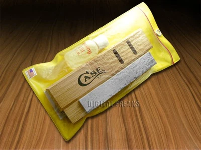 Case xx Soft Arkansas Stone & Honing Oil V-Sharpening Kit for PocketKnives 50153 - Image 1 of 4