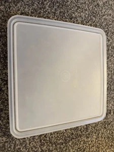 Tupperware Snack-Stor 9" x 9" Replacement Square Sheer Seal /Lid #515 NOS - Picture 1 of 3