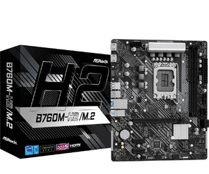 Asrock B760M-H2/M.2, Intel B760, 1700, Micro ATX, 2 DDR5, 2 HDMI, 2.5G LAN, PCIe - Photo 1/5