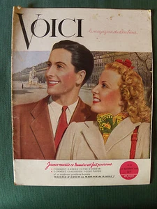 VOICI  no 16 , le magazine du bonheur - 15 novembre 1946 - special JEUNES MARIES - Picture 1 of 2