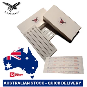 50 x Premade Sterilized Tattoo Needles 1RL 3RL 5RL 9RL 11RL 7F 9F 7RM 15RM 9RS - Picture 1 of 5