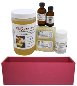 Bonnie's triple beurre - kit savon moule silicone ROUGE - Photo 1/3