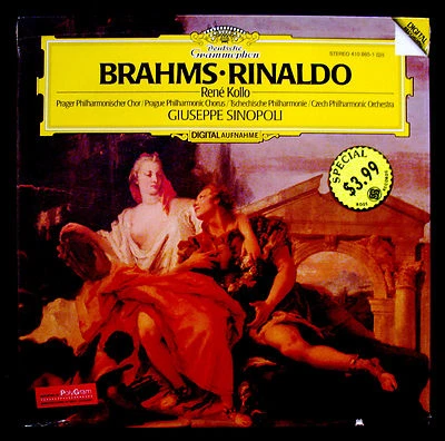 BRAHMS-RINALDO-Fully Sealed Import Album-Rene Kollo-Sinopoli-DEUTSCHE GRAMMOPHON - Image 1 of 2