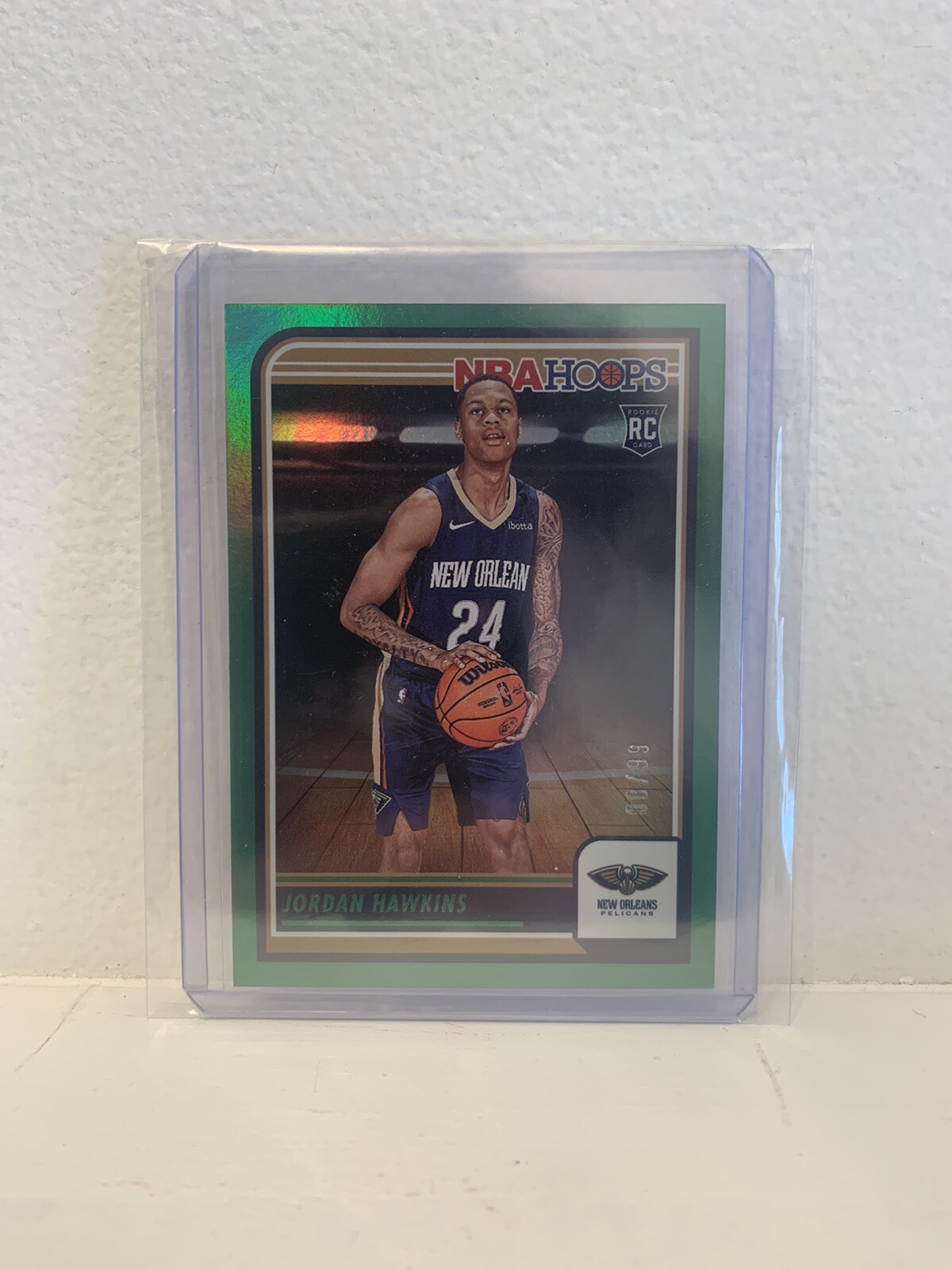 2023-24 Panini NBA Hoops Rookies Green /99 Jordan Hawkins #269 Rookie RC