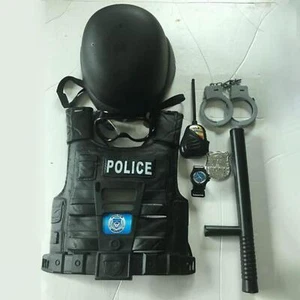 9-teiliges Kinder-Polizei-Kostüm für Jungen, Polizeiuniform für - Bild 1 von 7