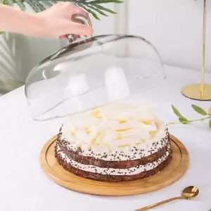 11 inch Clear Glass Cake Dome Cover Cake Stand Lid No Base - Picture 1 of 6