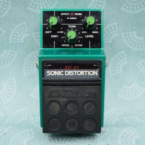 MAXON SD-01 Sonic Distortion Adapter Use Only Made in Japan Effect Pedal 123545