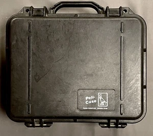 Pelican (12x9x4") Peli-Case Hard Case, Black, with Foam - Picture 1 of 5