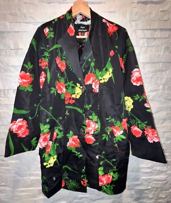 Chaqueta para mujer DENNIS by DENNIS BASSO resistente al agua floral con botones XS nueva sin etiquetas Foto 1 de 4