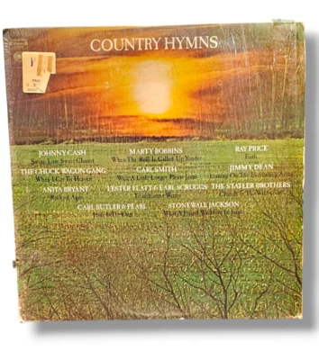 Country Hymns LP Vinyl Johnny Cash Marty Robbins Ray Price Jimmy Dean Anita Brya - Image 1 of 4