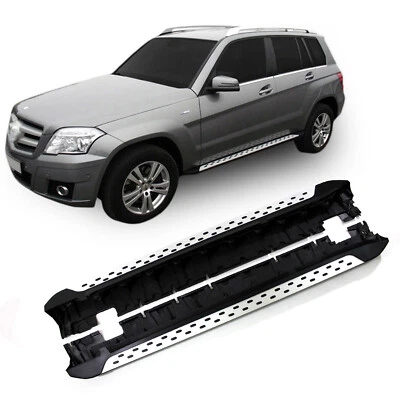 J&J AUTOMOTIVE Marche-Pieds Latéraux Marche Pieds Aluminium Pour Mercedes GLK X204 2008-2015