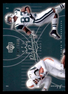 2003 Upper Deck Pros and Prospects #125 Andre Johnson RC/Santana Moss /1800 - Picture 1 of 2