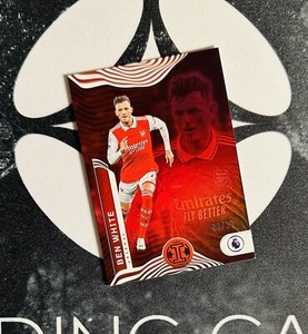 2022-23 Panini Chronicles Soccer - Ben White #177 Red Illusions #/99 - Arsenal