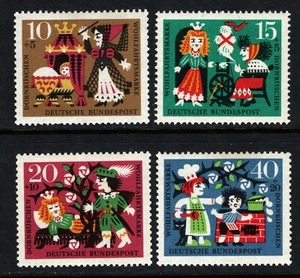 OPC 1963 Alemania Semi-Postal Set Sc#B392-5 Mi#447-450 Estampillada sin montar o nunca montada 46565 - Imagen 1 de 1