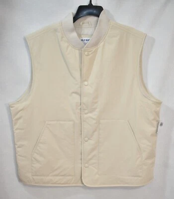 Old Navy Nylon Liner Vest Size Large Khaki Men's New - Image 1 of 4