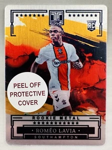 Romeo Lavia 2022-23 Impeccable EPL Rookie Metal Gold RC #/10 SSP Chelsea - Picture 1 of 2