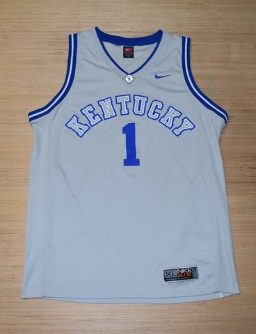 Nike Elite Kentucky Wildcats UK Men XL Gray Basketball Jersey #1 Devin Booker Cover