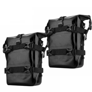 2PC Motorcycle Crash Bar Bags For BMW K1600GT/GTL R1200GS Frame Storage Tool Bag - Picture 1 of 13