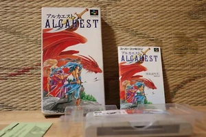 Alcahest w/box manual Nintendo Super Famicom SFC Very Good Condition! - Picture 1 of 4