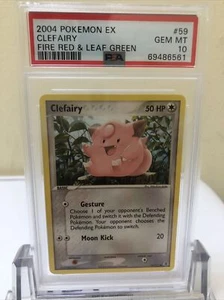 2004 Pokemon EX Fire Red Leaf Green Clefairy 59/112 PSA 10 Gem 57 - Bild 1 von 6