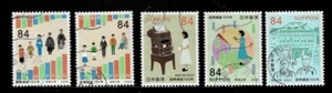 Japan 2020 Census 100th Anniversary Complete Used Set Sc# 4427-4431 - Picture 1 of 1