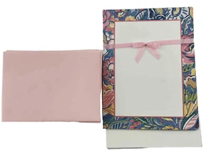C.R. Gibson Vintage Stationery Set Tambourine Creative Papers C5657 Floral 90s - Picture 1 of 8