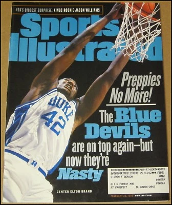 22/02/1999 Sports Illustrated Elton Marca Duke Blue Devils Oscar De La Hoya Tiger Foto 1 de 4