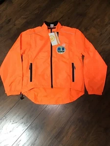 CANARI Men's Solar Flare Cycling Bike Jacket to Vest Sz S Solar Orange NWT E2 - Picture 1 of 10
