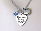 Forever In My Heart Cremation Necklace, Heart Memorial Urn, Memorial Jewelry