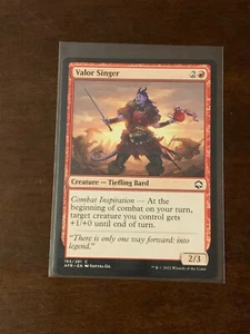 Magic the Gathering Adventures in Forgotten Realms Valor Singer - Picture 1 of 2