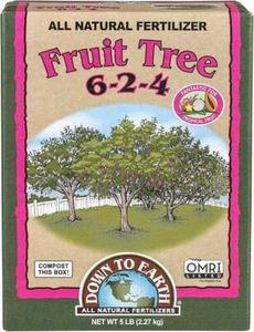 Down To Earth Organic Fruit Tree Fertilizer 6-2-4 – All Natural Mix, 5 lb Bag - Picture 1 of 4
