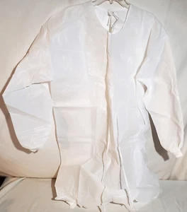 CELLUCAP 434TKC Isolation Barrier Gown,XL,White 3RKU6 - Picture 1 of 1