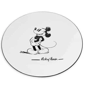 Disney Black and White Mickey Ceramic Dinner Plate - Picture 1 of 1