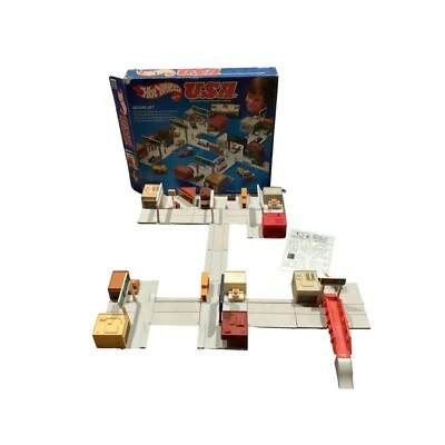 Hot Wheels EE. UU. Deluxe Juego Diecast Car con Caja Instrucciones Mattel Vintage 1981 Foto 1 de 4